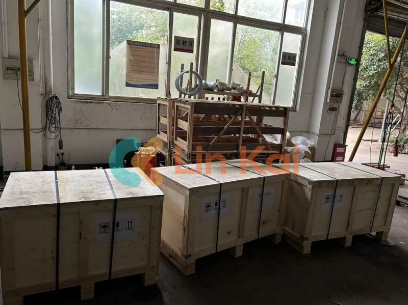 लिंगकाई कंडक्टर पुली स्ट्रिंगिंग ब्लॉक सौदीला पाठवले
